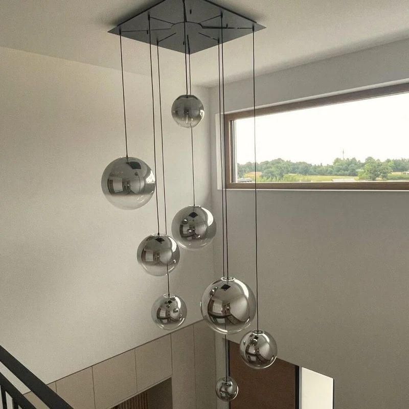 s.luce Orb Glaskugel Galerieleuchte 5m Abhängung