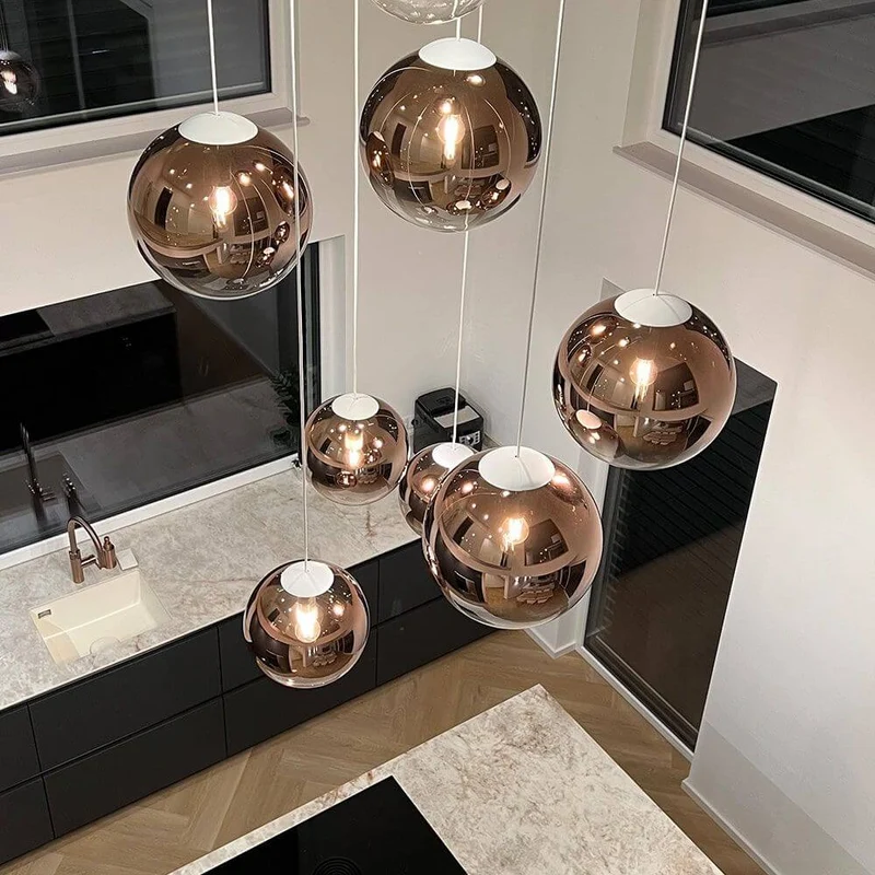 s.luce Orb Glaskugel Galerieleuchte 5m Abhängung