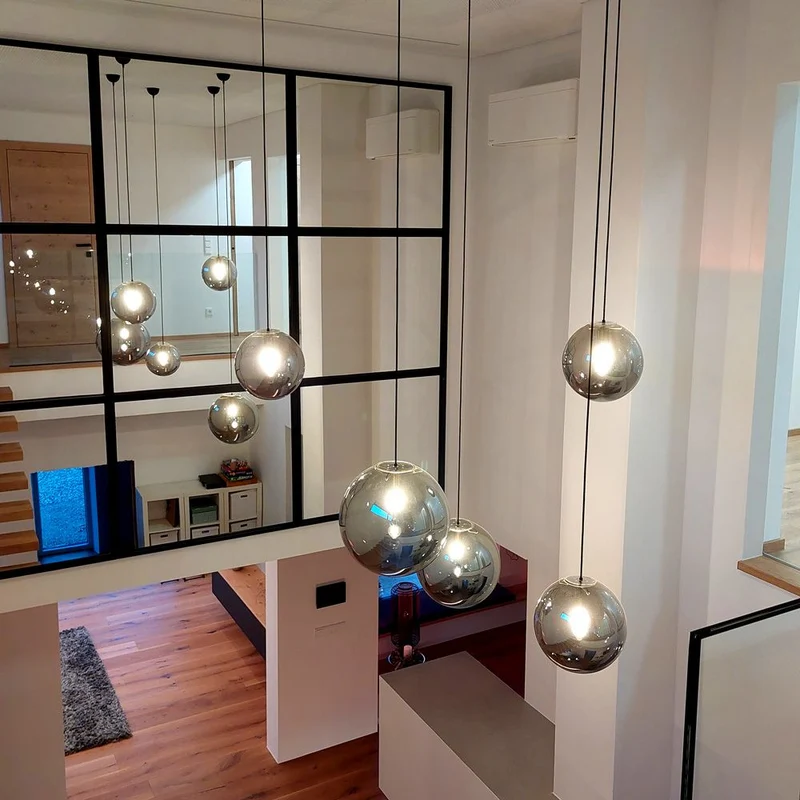 s.luce Orb Glaskugel Hängeleuchte