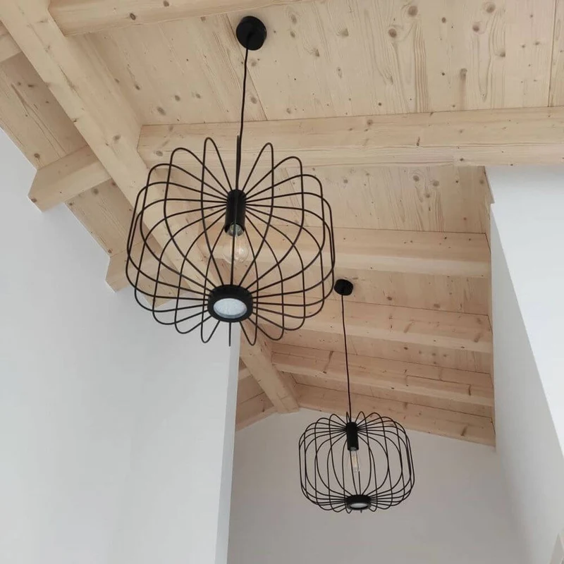 s.luce Rooms L direkt & indirekte Gitter-Hängeleuchte Ø 48cm