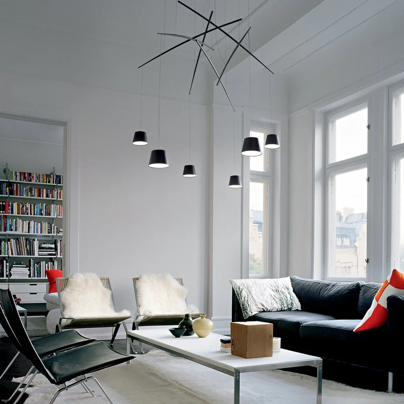 Suspension Filaire Noire Xxl