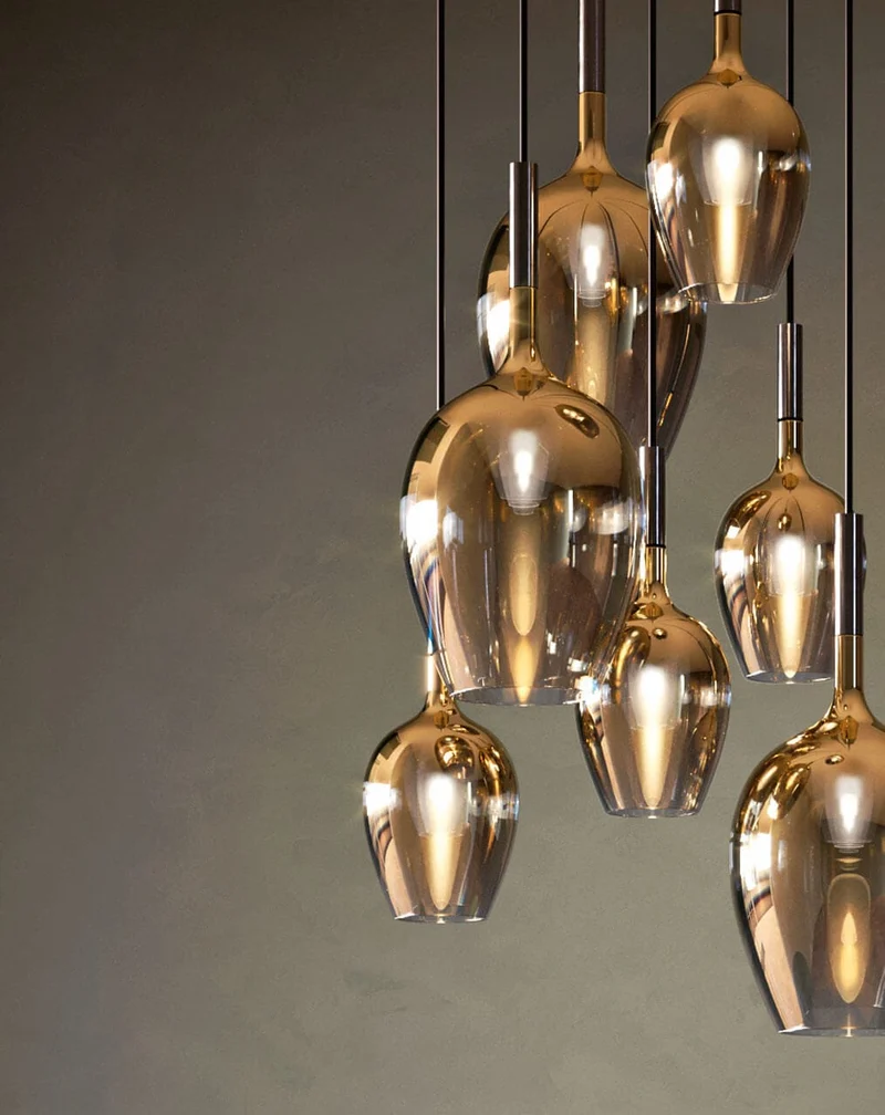 Suspension Luminaire En Cuivre