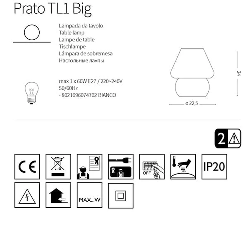 PETITE LAMPE BLANCHE