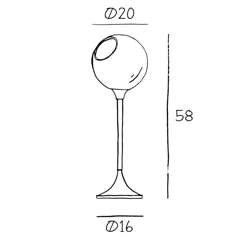 Lampe Orange