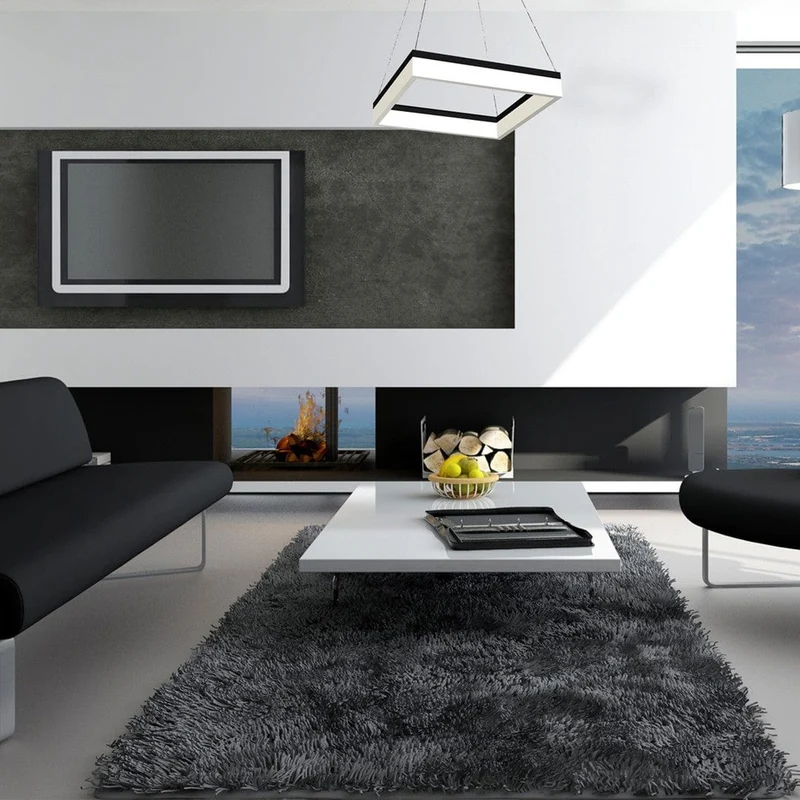 Luminaire Carré Suspendu