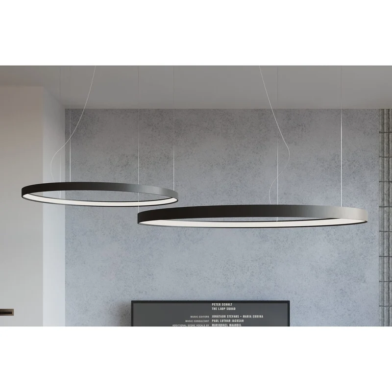 Suspension Cercle Noir