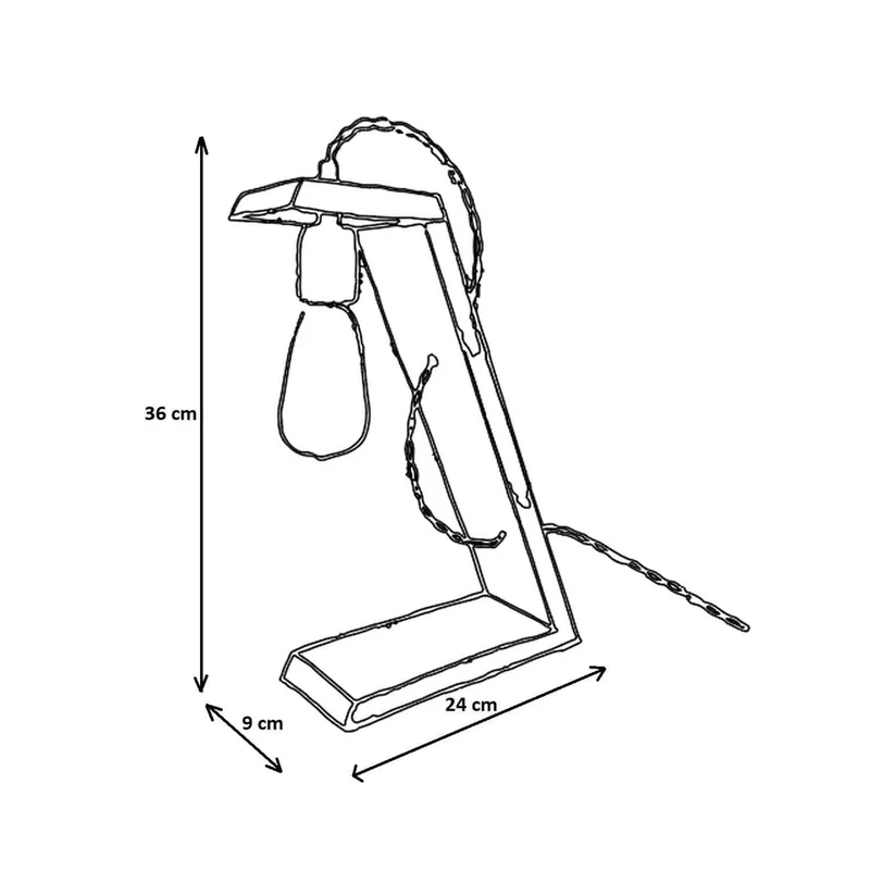 Lampe Table Bois