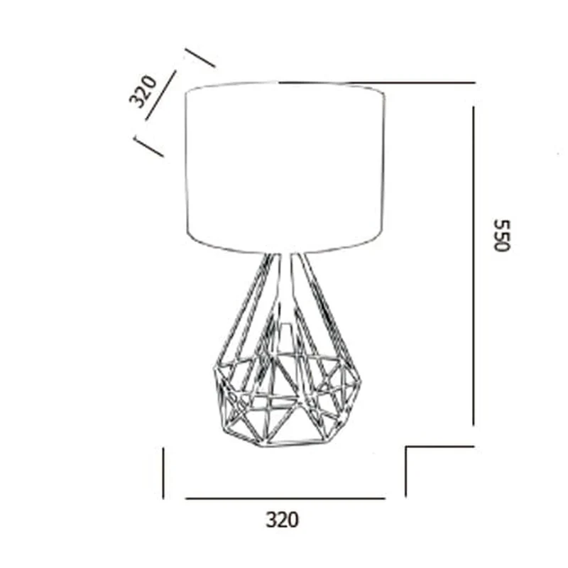 Lampe De Table Abat Jour