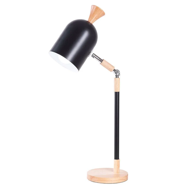 Lampe Bois Et Noir