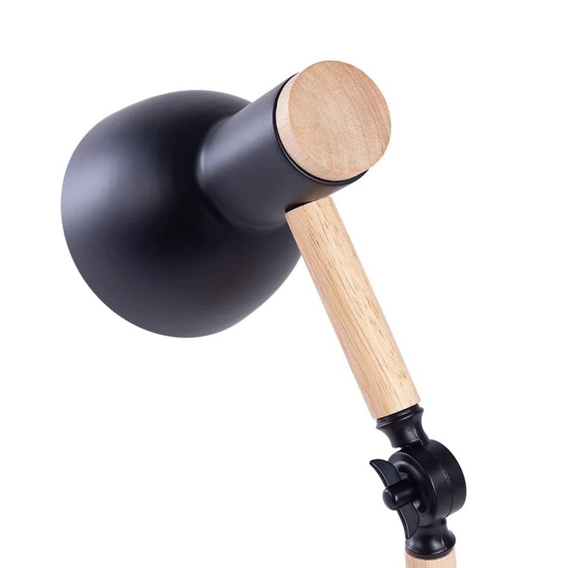 Lampe Noir Et Bois