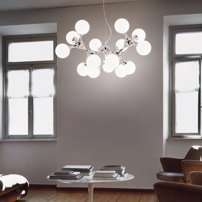 Lustre Boule Verre