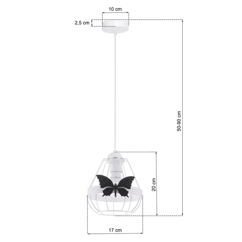 Suspension Luminaire Papillon