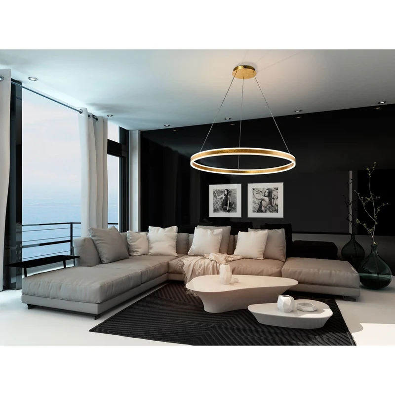 Suspension Feuille D'Or