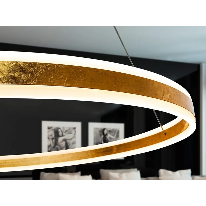 Suspension Feuille D'Or