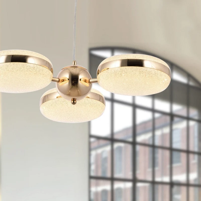 Suspension Luminaire Doré