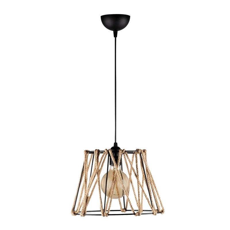 Suspension Luminaire Corde Industrielle