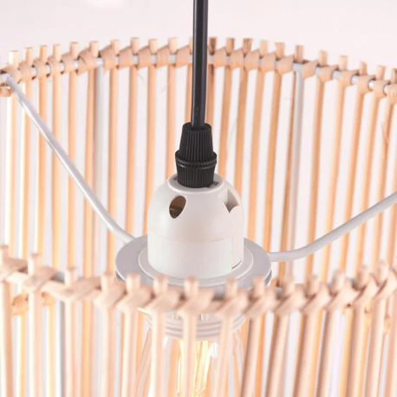 Suspension Rotin Naturel