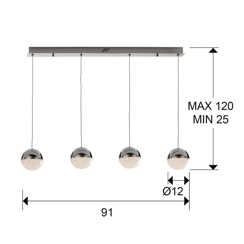 Suspension Sphere Lumineuse