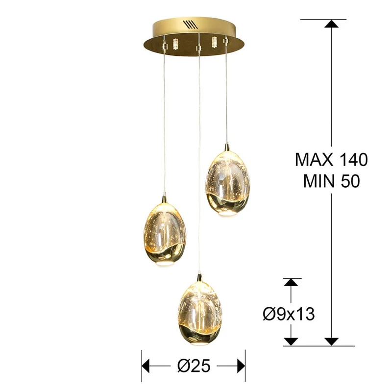 Luminaire Suspension Sphere