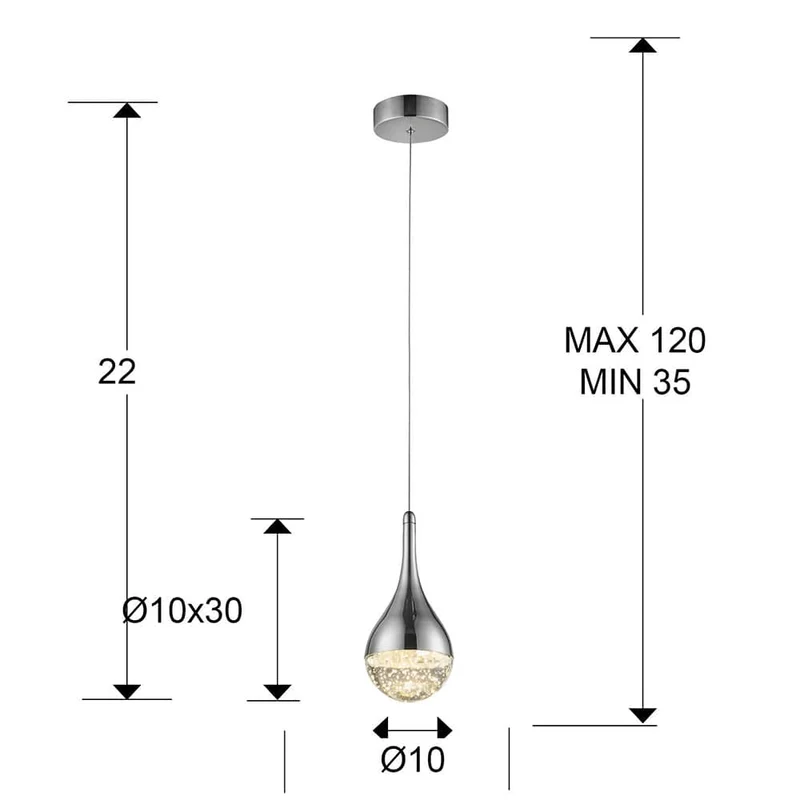 Suspension Eclairage Led