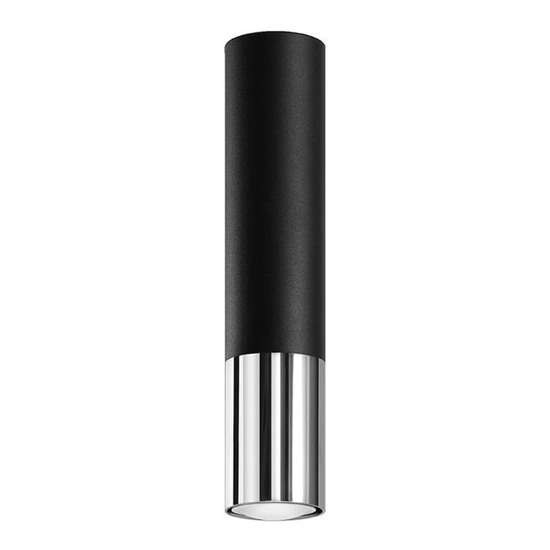 Plafonnier Spot Noir Mat