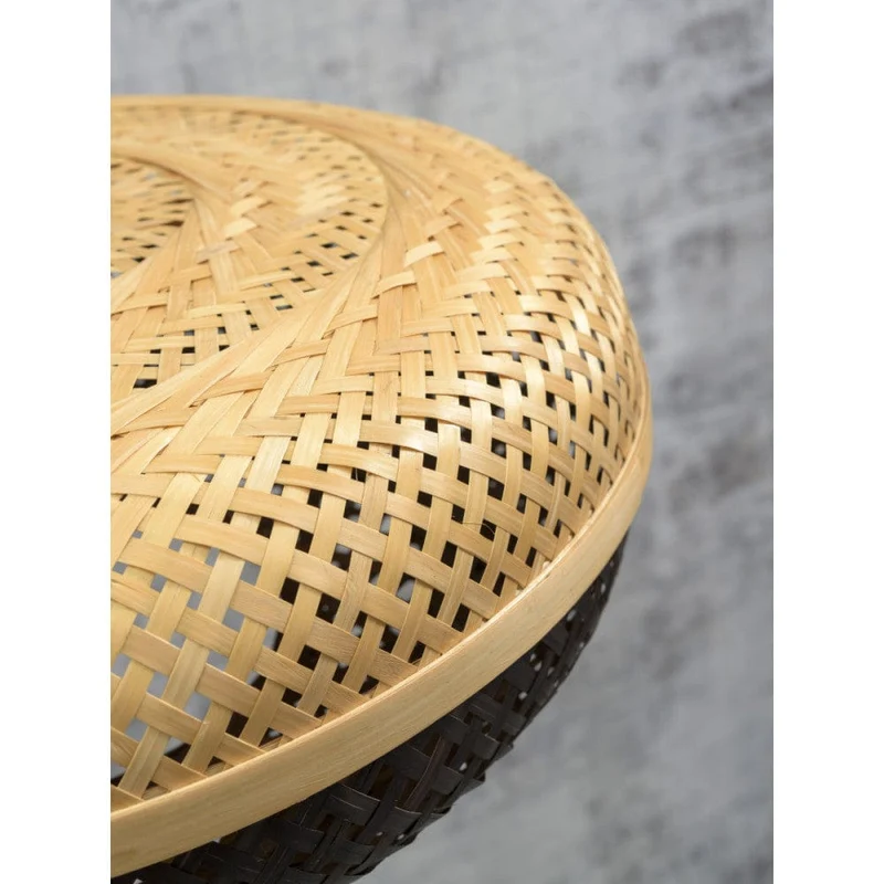 Lampadaire Bambou Noir