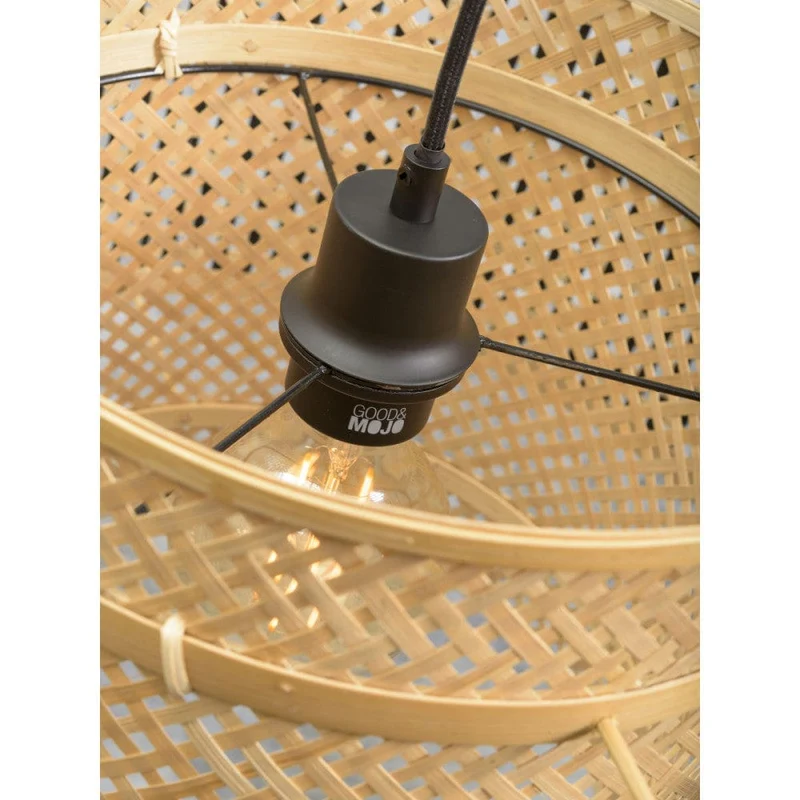 Lampadaire Rotin Bambou