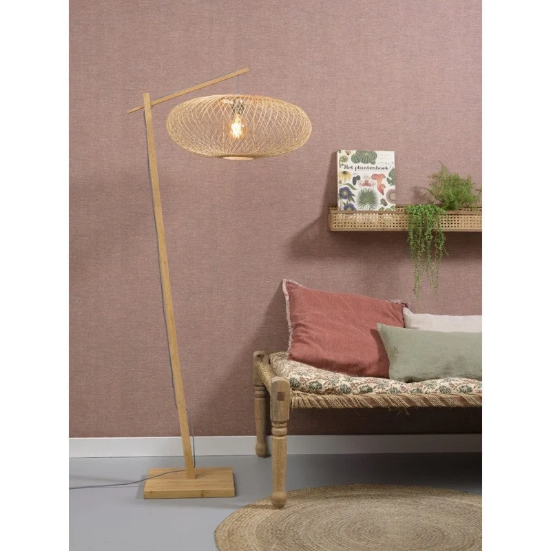Lampadaire Rotin