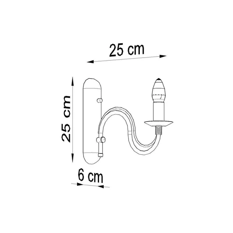 Applique Blanche Chandelier