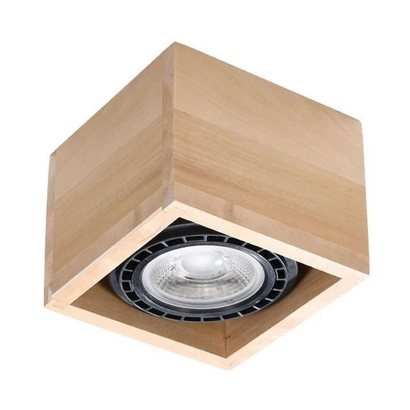 Plafonnier Bois Ampoule