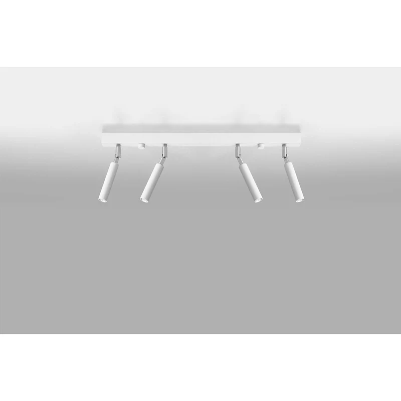 Plafonnier 4 Spots Blanc