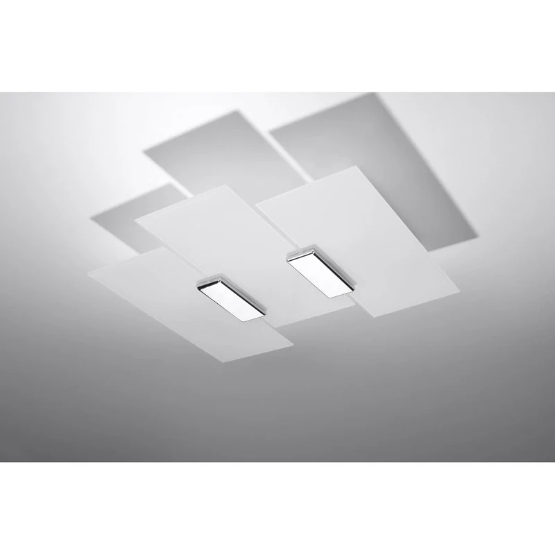 Plafonnier Metal Et Verre