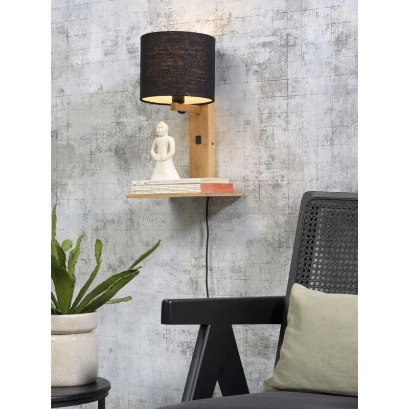 Luminaire Mural Noir Mat