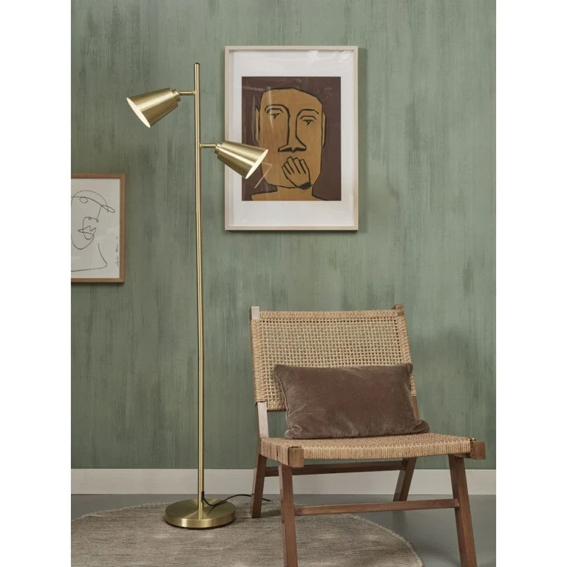 Lampadaire Doré