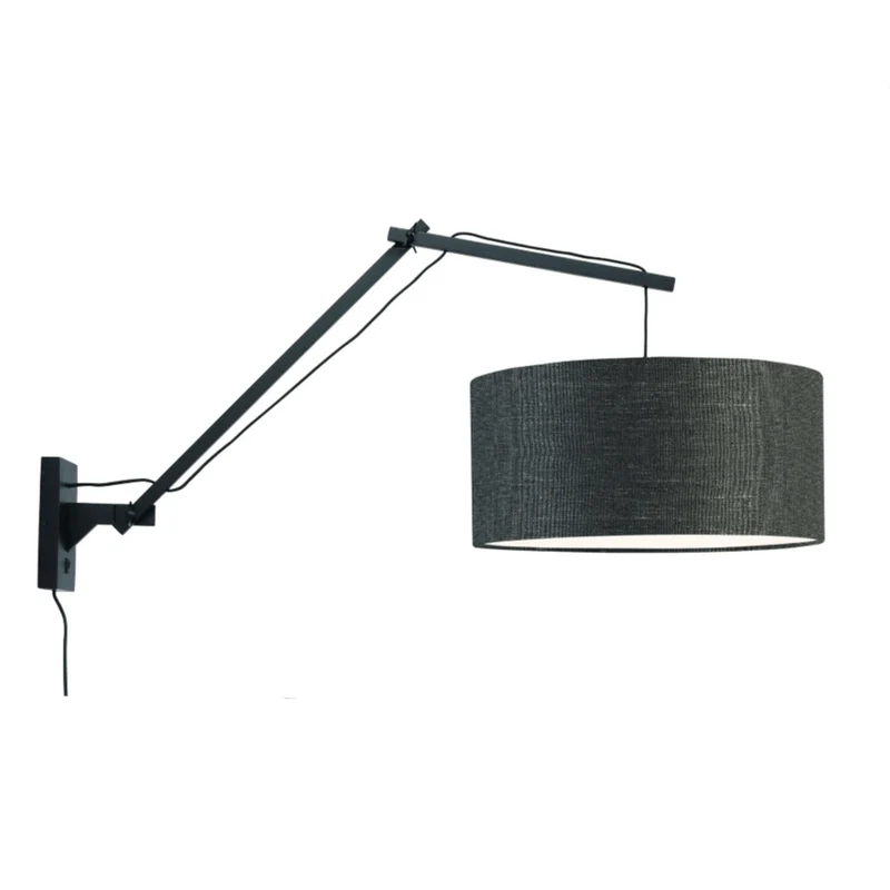 Applique Lampe Murale Abat Jour Noir