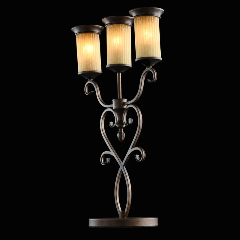 Lampe A Poser Marron