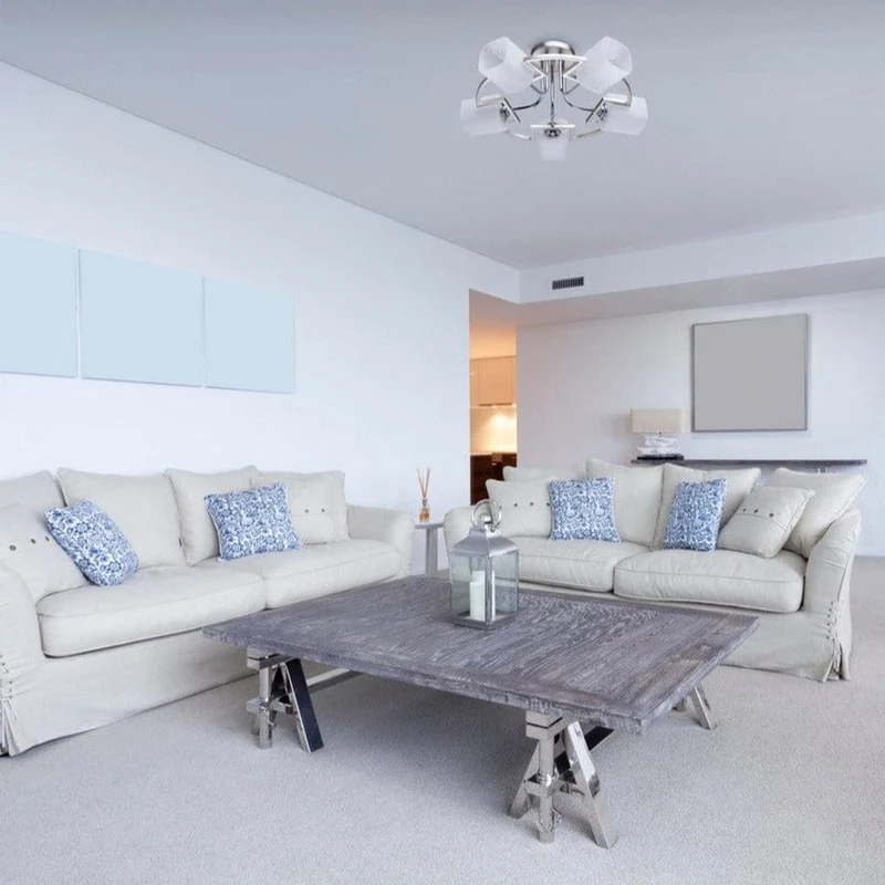 Plafonnier Carre En Verre