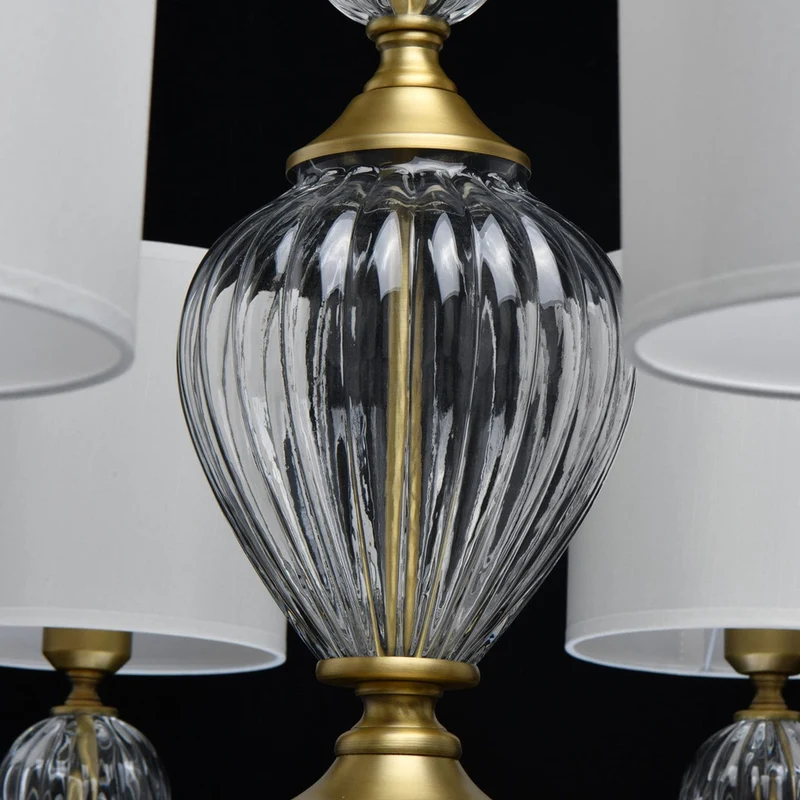 Vieux Lustre En Laiton