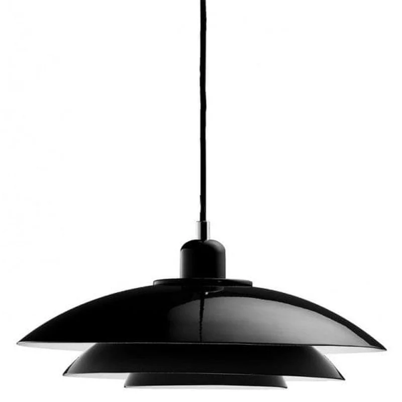 Suspension Scandinave Métal Noir