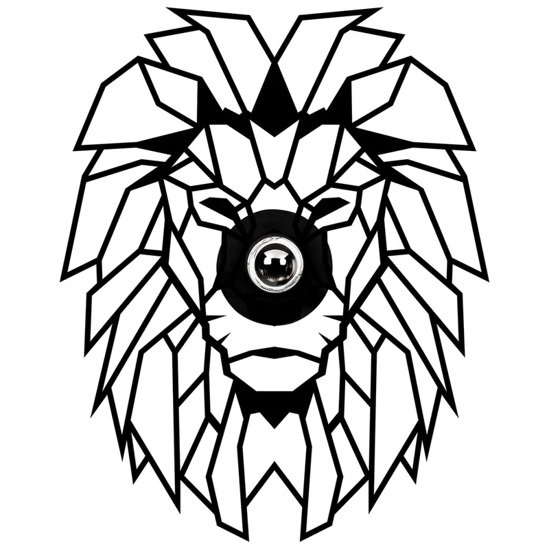 Applique Murale Lion