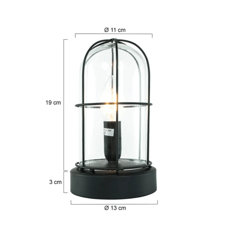 Lampe En Verre Transparent