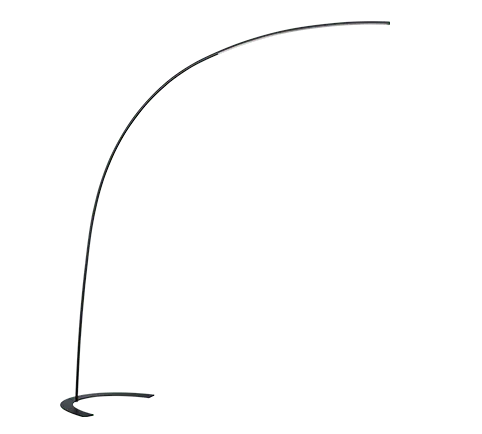 Lampadaire Arc Noir Design