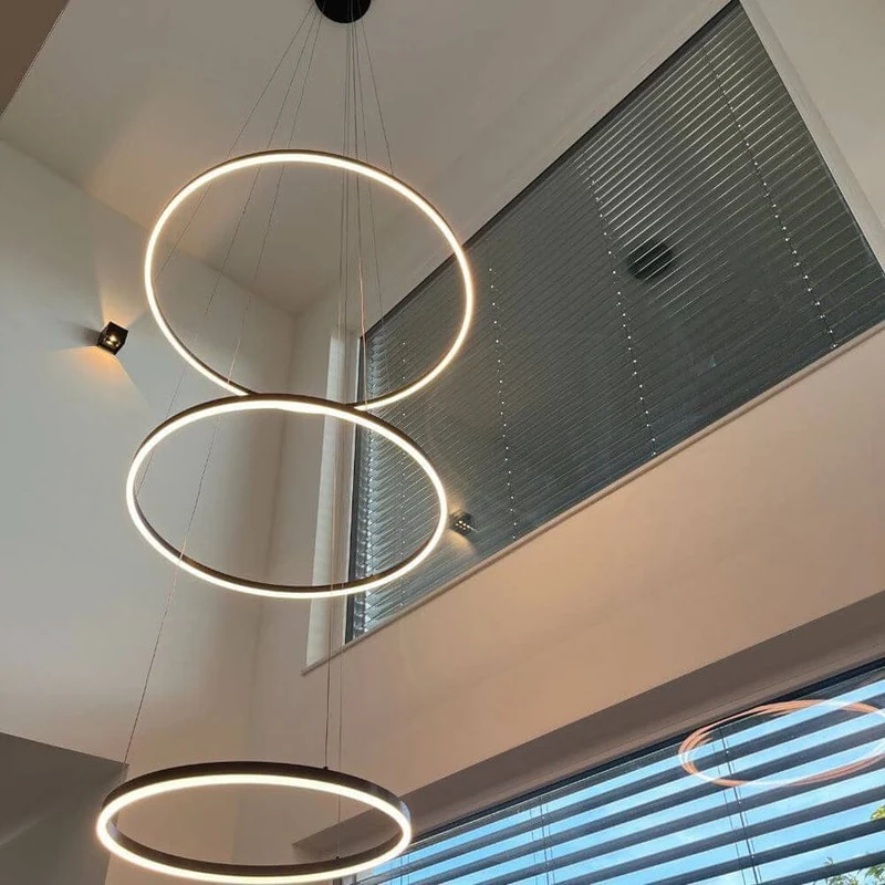 Grande Suspension Metal Noir