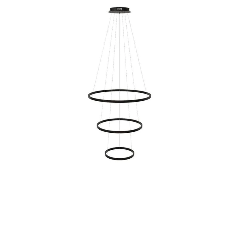 Grande Suspension Metal Noir