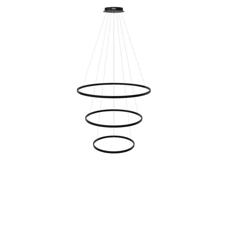 Grande Suspension Metal Noir