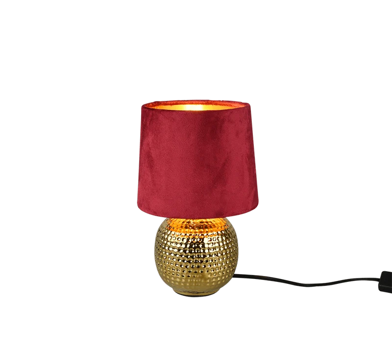Lampe De Table Design Rouge