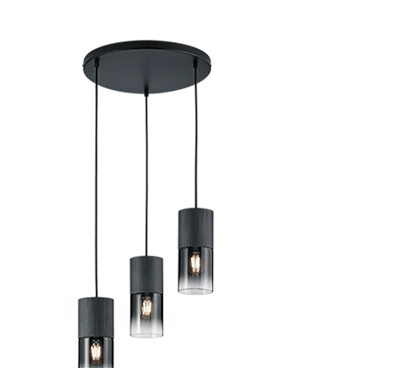 Luminaire Suspension Verre Acier