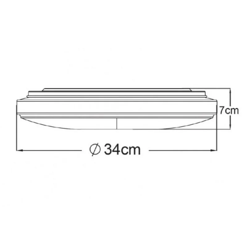 Plafonnier Led Chrome