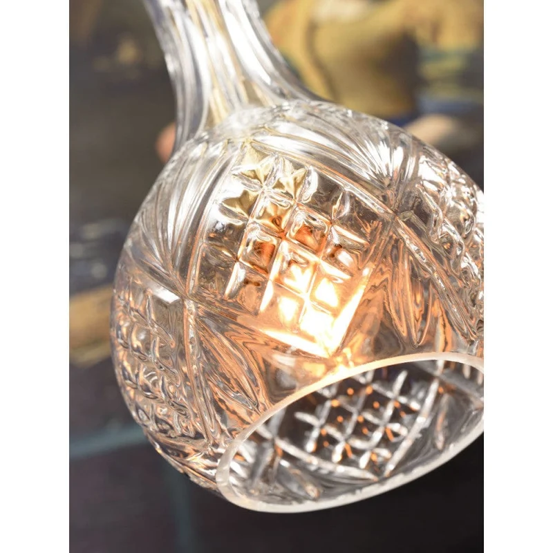 Suspension Verre Soufflé Transparent