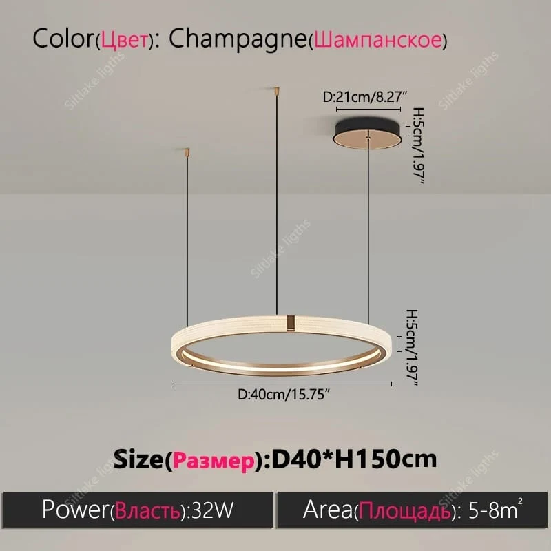 Suspension Luminaire Ronde Blanche